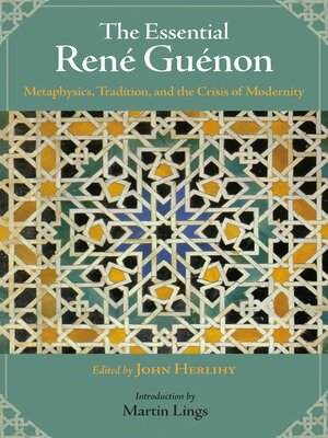 cover image of The Essential Rene Guenon